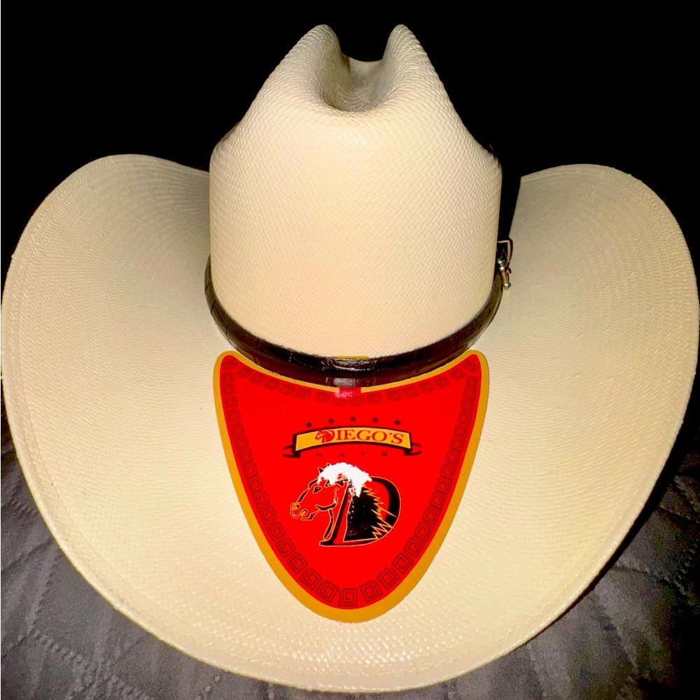 DIEGO'S Men's 1,000X Straw Cowboy Hat - Size 6 7/8 NWT